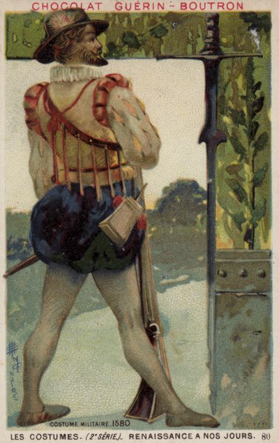 Traje militar, 1580 de French School